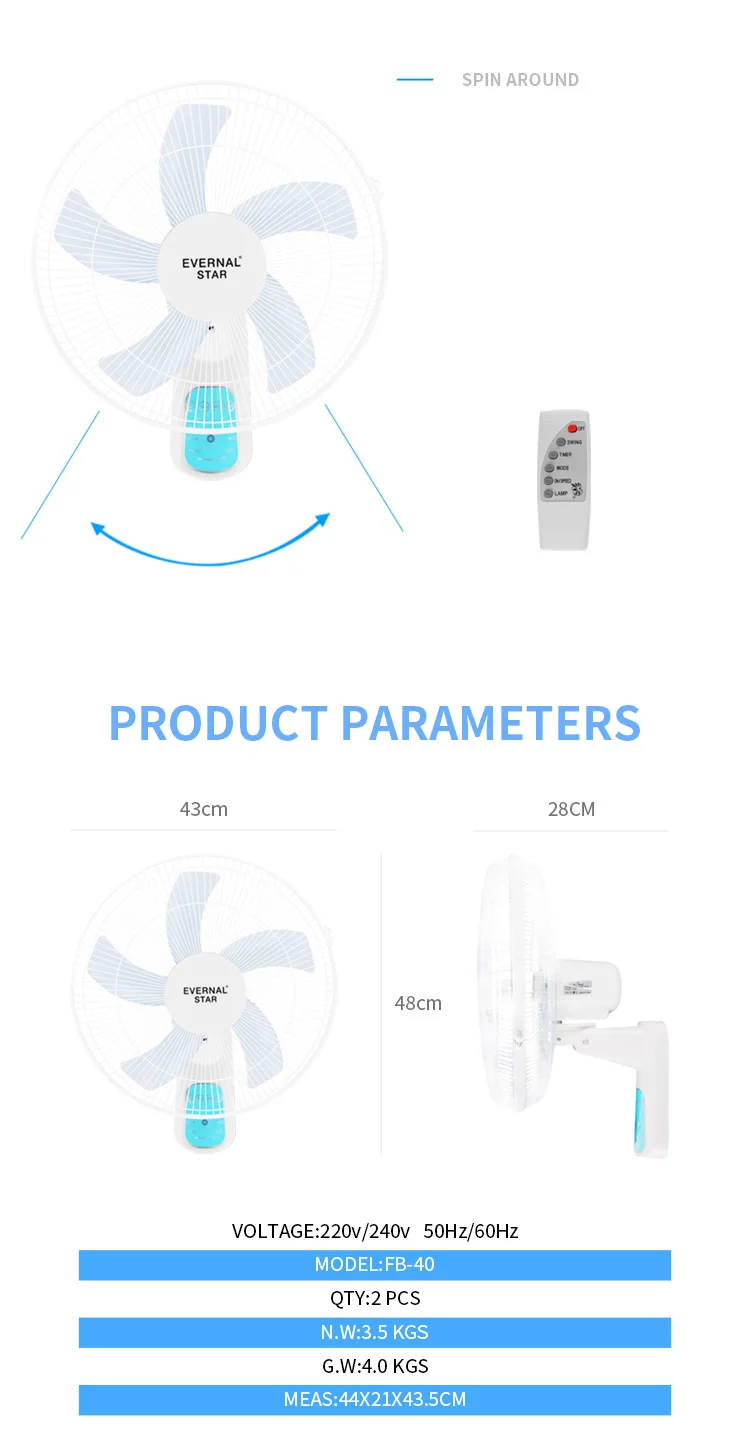 Fan Coil Unit, EVERNAL, STAR, FB-40, Wall - detail 16