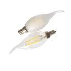 Candle Glass Bulbs Led Lamps Bulbs Highly Cost Effective Candle Shape Glass Led Filament Lamps Bulbs