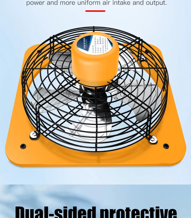 Industrial Ventilation Exhaust Fan, 20inches, Axial, Steel - detail 24