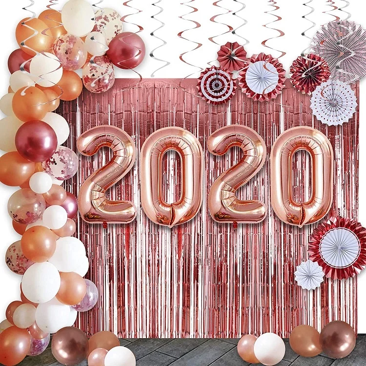 hek Onderzoek Vervreemden Umiss Paper 90pcs Rose Gold Graduation 2020 Suppliers Balloons Garland  Paper Fan Foil Curtain New Years Eve Party Oem - Buy 40in 2020 Balloons,Grad  Party,Customization Decorations Set Product on Alibaba.com