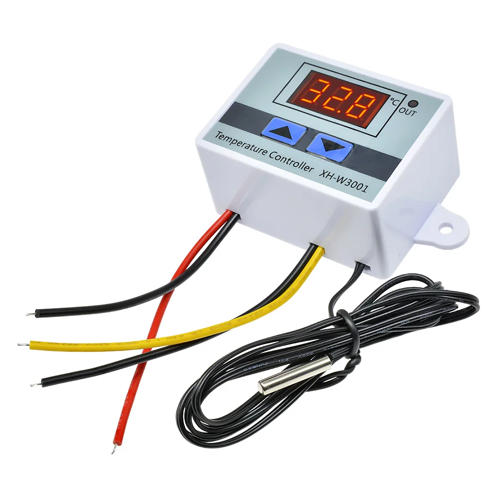 Temperature Controller Thermostat Sensor Switch Regulator 12V/24V 110-220V Parts 