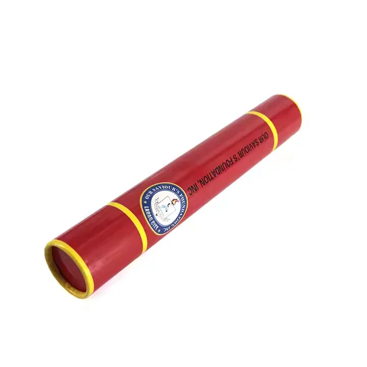 Mondon Best Sell Glossy Graduation Diploma Scroll Certificate Cardboard Tube with Printing logo factory