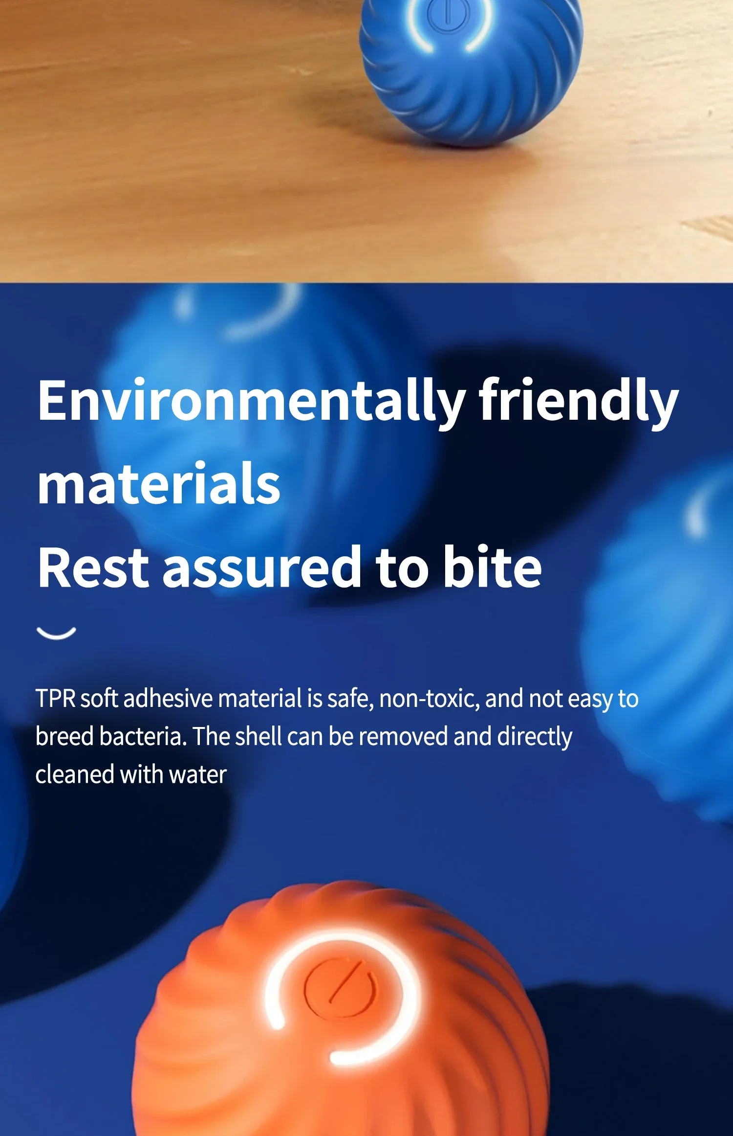 Smart Dog Toy Ball Electronic Interactive Cat Toy Moving Ball Automatic