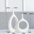 Flower Vase Simple Nordic Ceramic Home Tabletop Flower Ornament Pot Vase