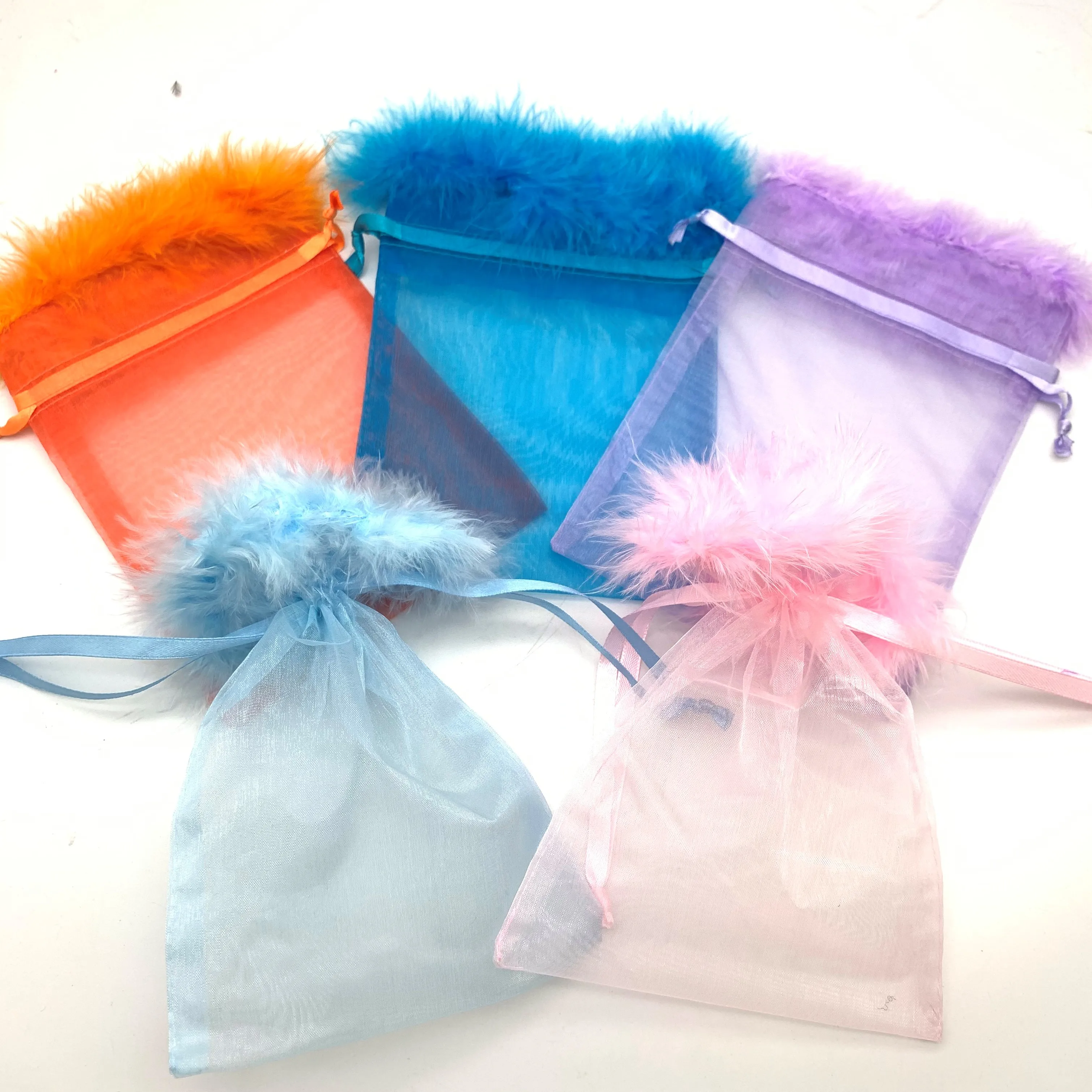 fluffy organza bags