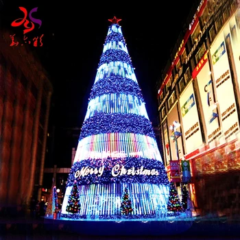 Wholesale Christmas Decoration LED Lighting Giant Artificial Big Christmas Tree