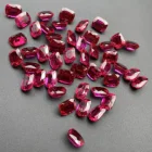 Ruby ZHF Wholesale And Cut Pulled Created Ruby Synthetic Loose Gemstones CAB 4.65ct Ruby Pillow 10*8 Thickness 5.4m