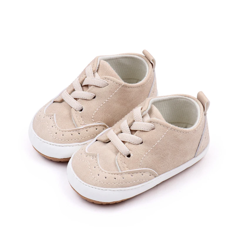 Ifants Elastic Solid Color Casual TPR Soft Rubber Soled Non-slip Baby Walking Toddler Shoes details