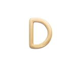 Metal Factory Direct Sales High Quality Zinc Alloy D-shape Ring Metal Ring
