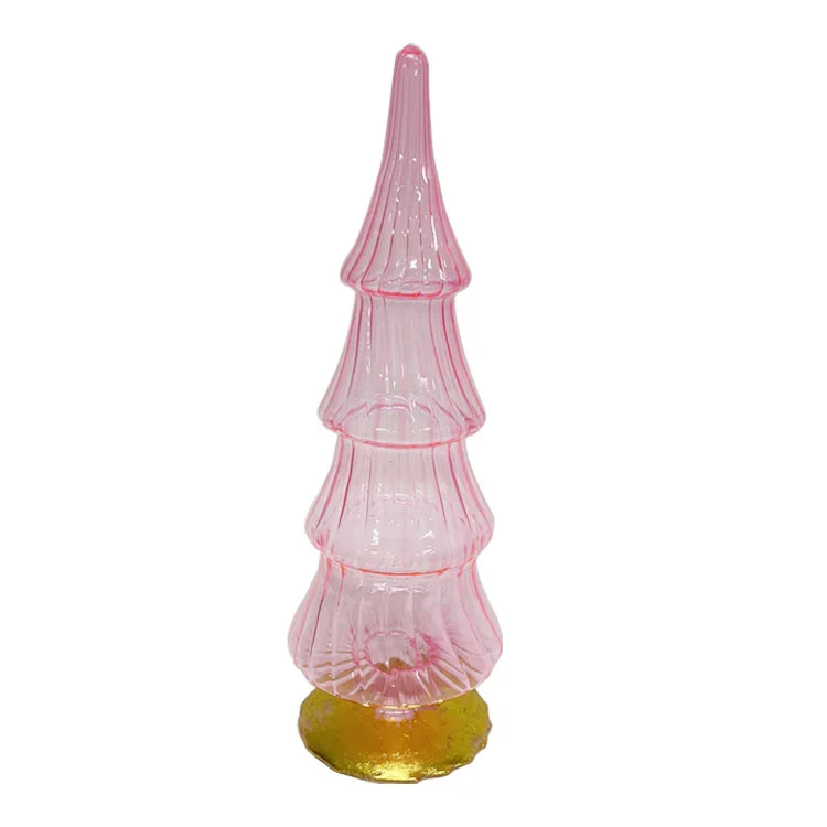 Wholesale Christmas decor supplier hand blown glass decoration christmas tree details