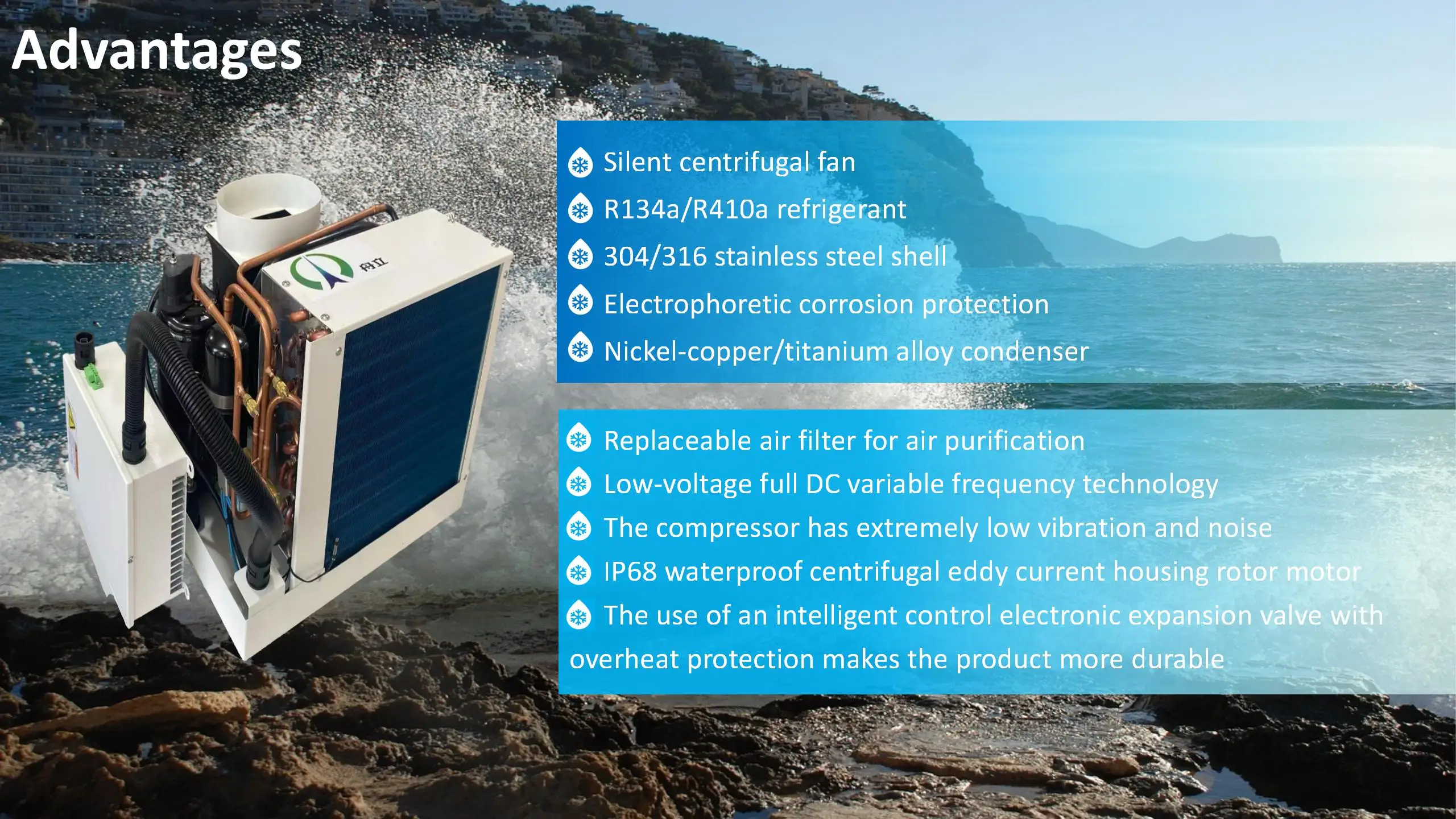 Evaporative Air Cooler, 240000btu, 50Hz, 220V, Inverter - detail 4