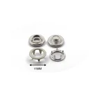 Metal Snap Fasteners Eco Friendly Brass Printed Colors 5 Claws Ring Prong Snap Metal Fasteners For Garment Baby Shirt