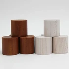 Cap Low MOQ Custom Logo Perfume Packaging Bottle Spray Round Cap Wooden Lids For Perfume Bottles