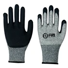 Work Safety Gloves Hevy Work Sandy Nitrile Safety Anti Cut Gloves