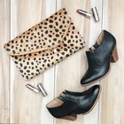 Clutch Women Handbag Purse Fold Over Envelope Clutch Purse Leopard Clutch Purse