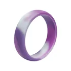 Ring Rings Summer Marble Color Silicone Wedding Ring Couple Sport Rings For Women Men