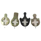 Key Door Door Cylinder American Round Multi Key Brass Door Lock Cylinder