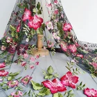 Fabric Fabrics For Dresses Lace High Quality 3d Flower Embroidery Lace Fabric For Wedding Dress