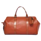 Bag Leather Luxury Big Capacity Luggage Duffel Bag Leather Travel Bag With Shoe Department