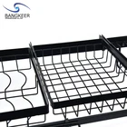 Rack Draining Rack Customizable Multi-Function Over The Sink Black Metal Iron Kitchen Drain Dish Rack