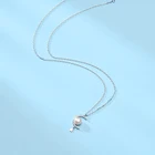 Pearl Necklace Plated Gold Chain Jewelry Set Pearl Eye Pendants Layered Moon Necklace
