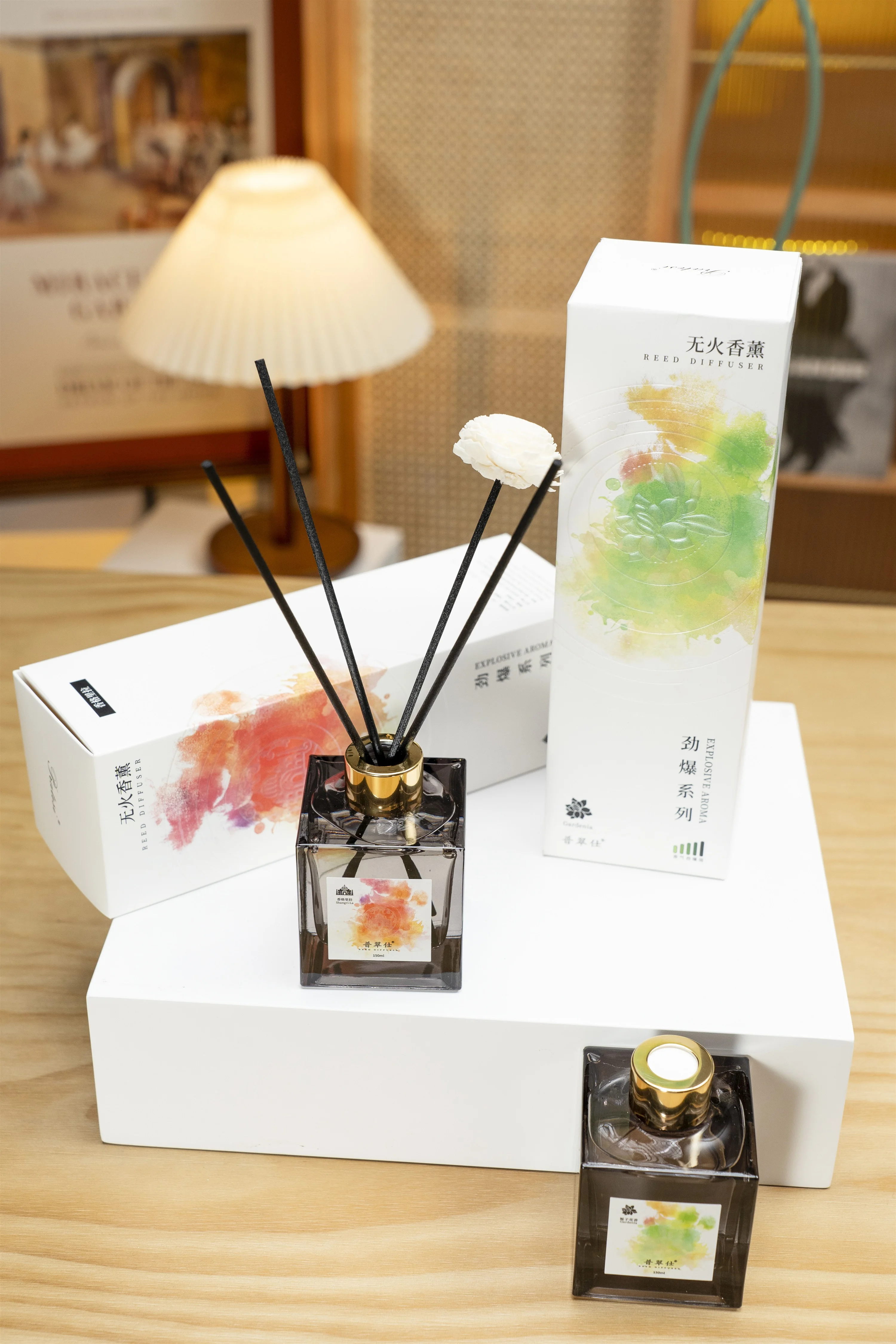product oem no fire natural evaporation diffuser quick consumption indoor daily diffuser aromatherapy reed diffuser set-7