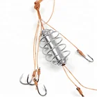 A Anzuelo De Pesca Gancho Prevent Winding Line Fish Hook Metal Stainless Saltwater Sea String Explosion Fishing Hook