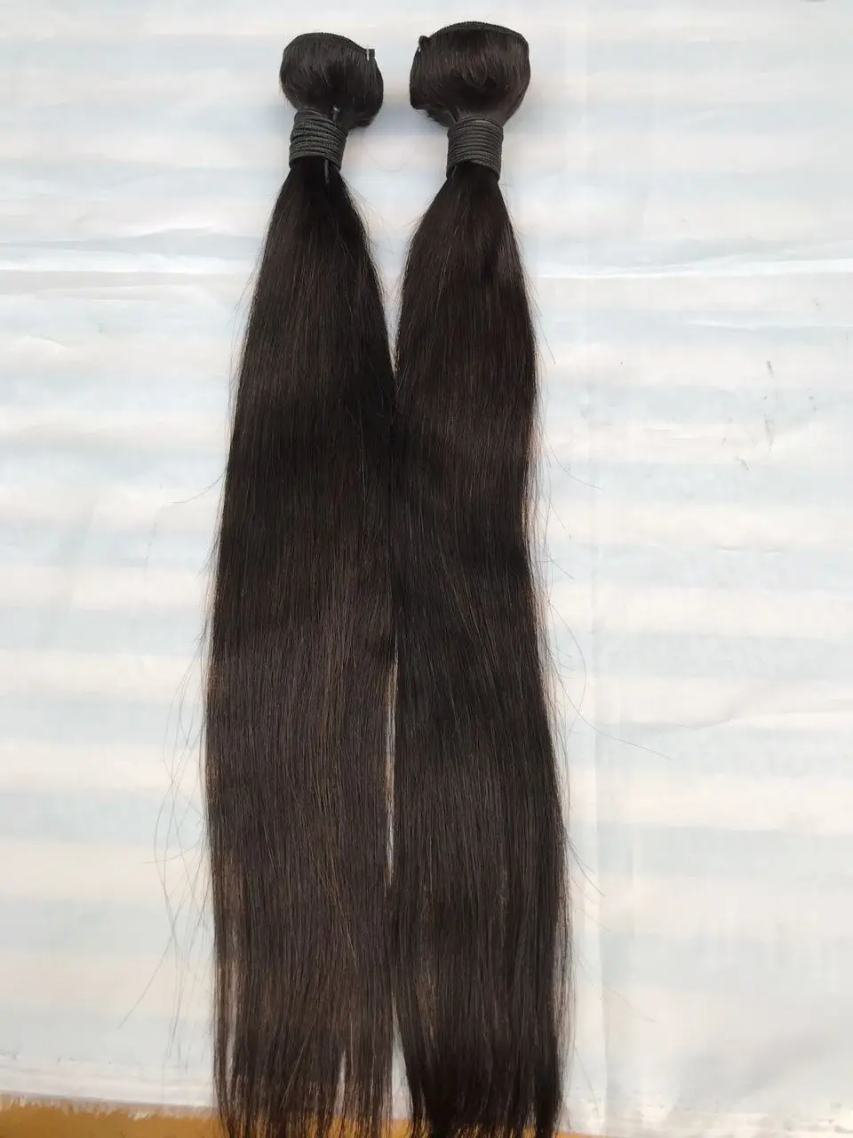 Double Drawn Bundles Deals Top Quality Unprocessed Human Raw Pure Virgin Remy Straight Hair 9a