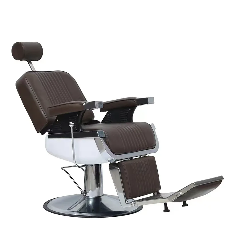 High-end hairdressing chair can be placed upside down hair cutting hair hair chair men's oil head barber salon salon chair