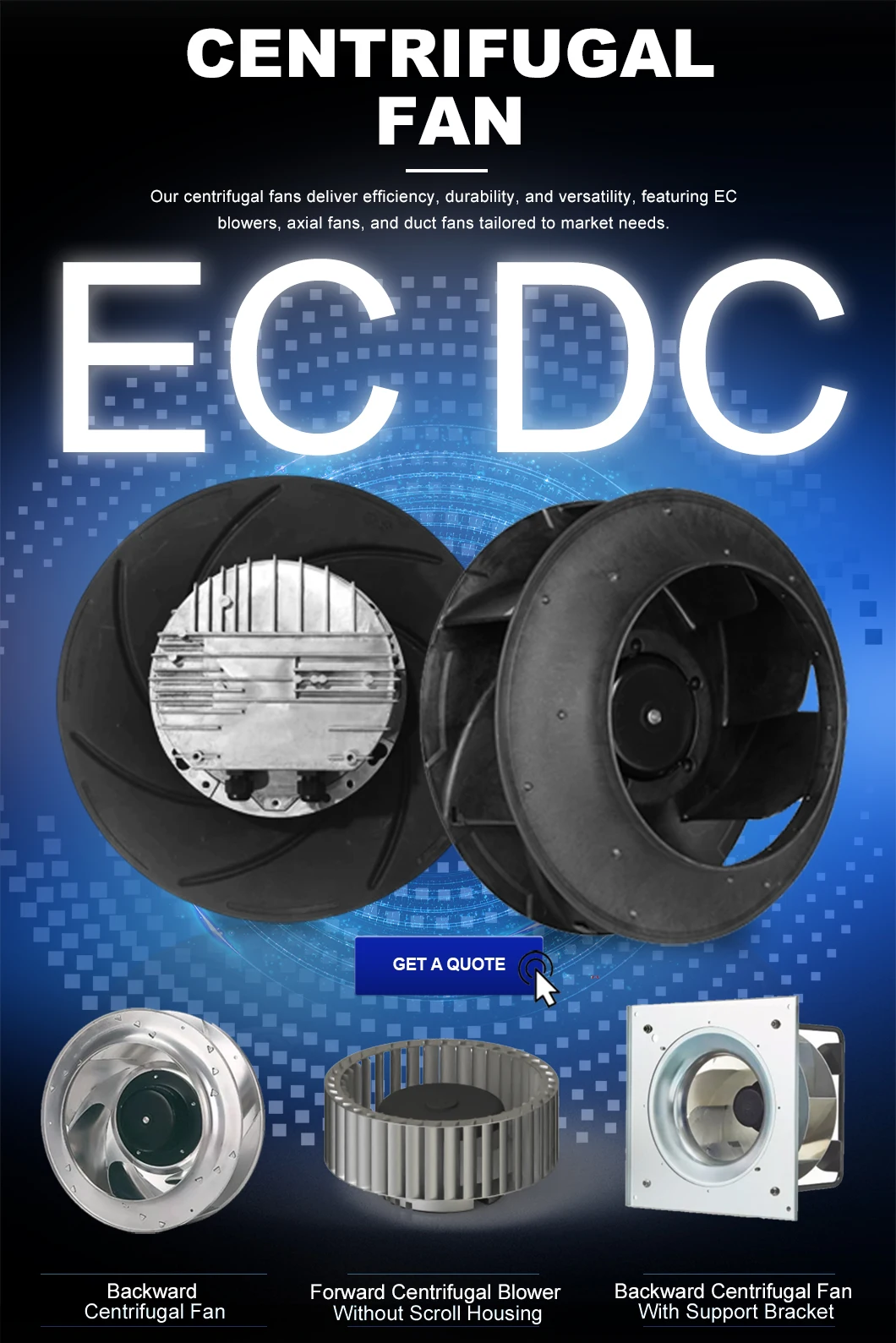 Bldc Radial Ventilation Blower, 133mm-630mm, FFU - detail 18