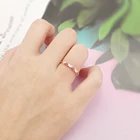 Ruby 0.15ct/9pcs Dainty Natural Ruby Heart Ring 14k Solid Gold Jewelry Rings