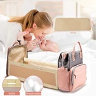 Diaper Bag Multifunctional Large-capacity Backpack Portable Crib Mother Baby Diaper Bag