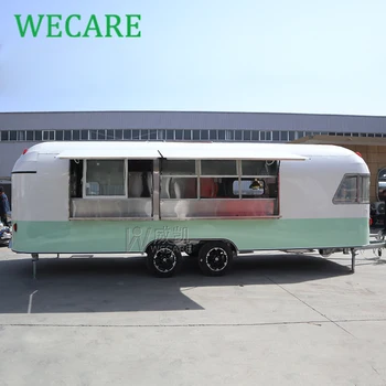 Wecare Personalized Customization Food Trailers Fully Equipped Mobile Food Cart Food Truck with DOT