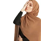 Wholesale Women Muslim Chiffon Head Scarves Premium Plain Hijab