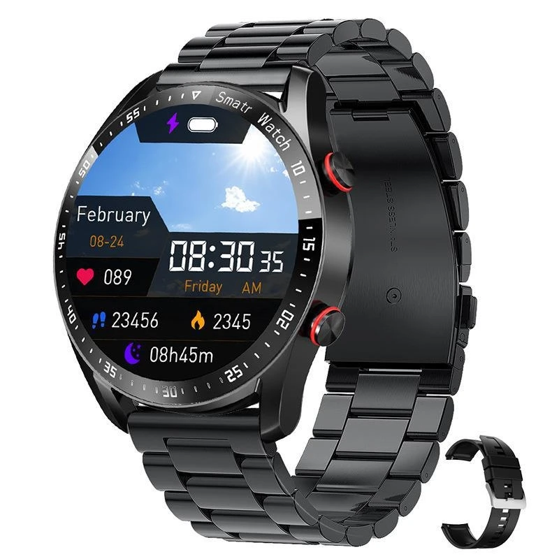 HW20 sport watch for men Ecg Ppg fitness tracker Heart Rate Wristband Round Smart Bracelet Waterproof smart watch ip68