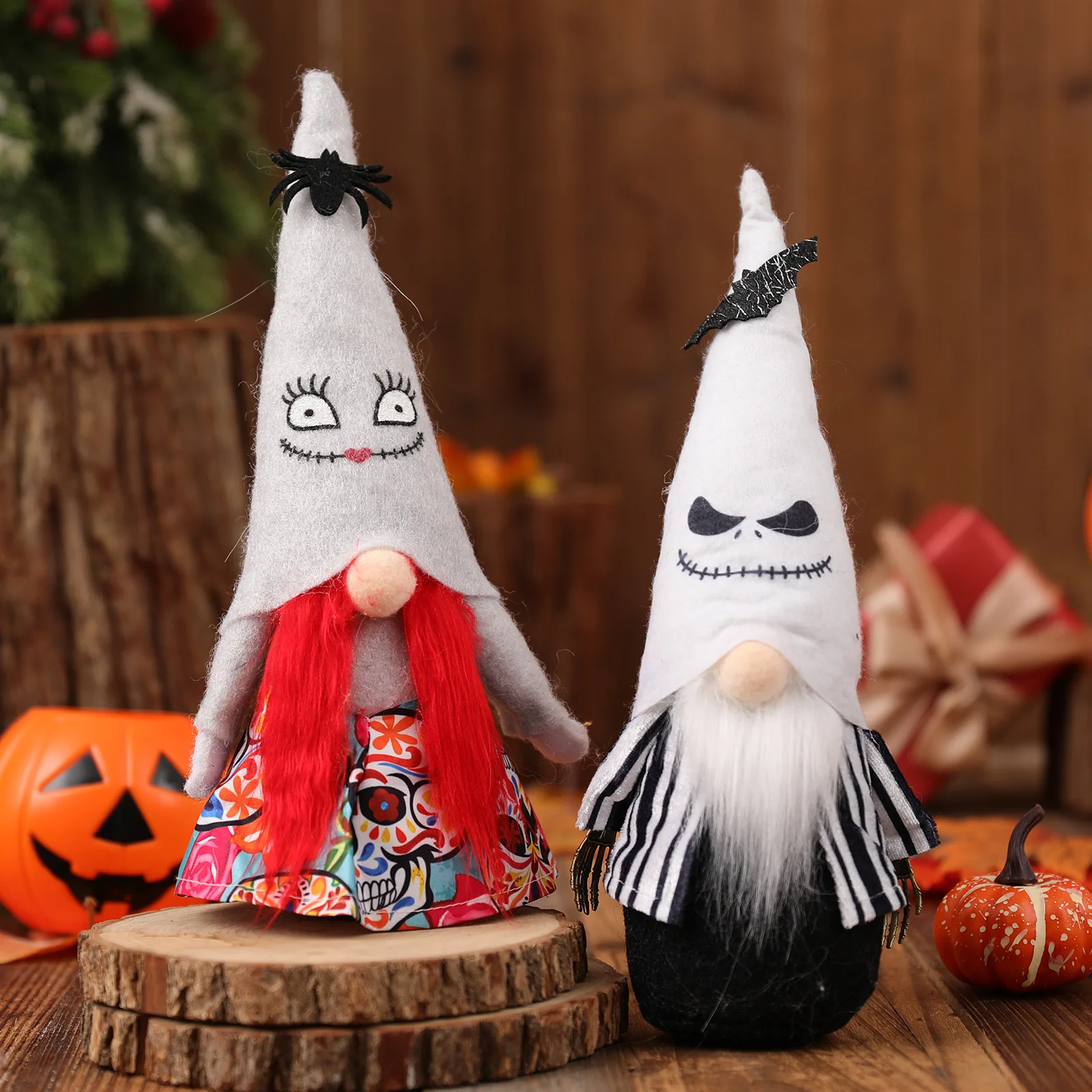 Customized Halloween Ghost Doll Decoration OEM & ODM Ghost Festival Rudolph Gnome Decoration Doll Scene Layout Wholesale