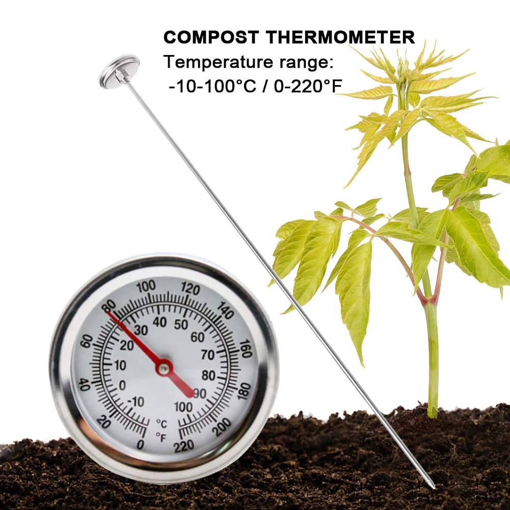 20 Stainless Steel Compost Thermometer Probe