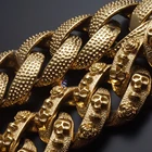 Collar 18K Gold Dog Cuban Link Dog Collar Choke Chain Collar For Dog