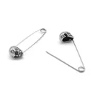 Earrings Stud New Retro StyleStainless Steel Earrings Men's Personality Trend Earrings Skull Pin Stud Earrings