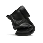 Men Lace Up Type Genuine Leather Black Color Comfortable Winter Men Casual Ankle Boots