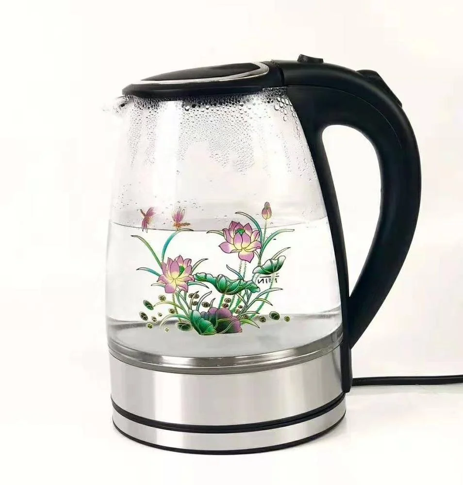 flower electric kettle