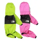 Rain Coat Classic Puppy Pet Raincoat For All Seasons PU Waterproof Pet Large Dog Clothes Rain Coat