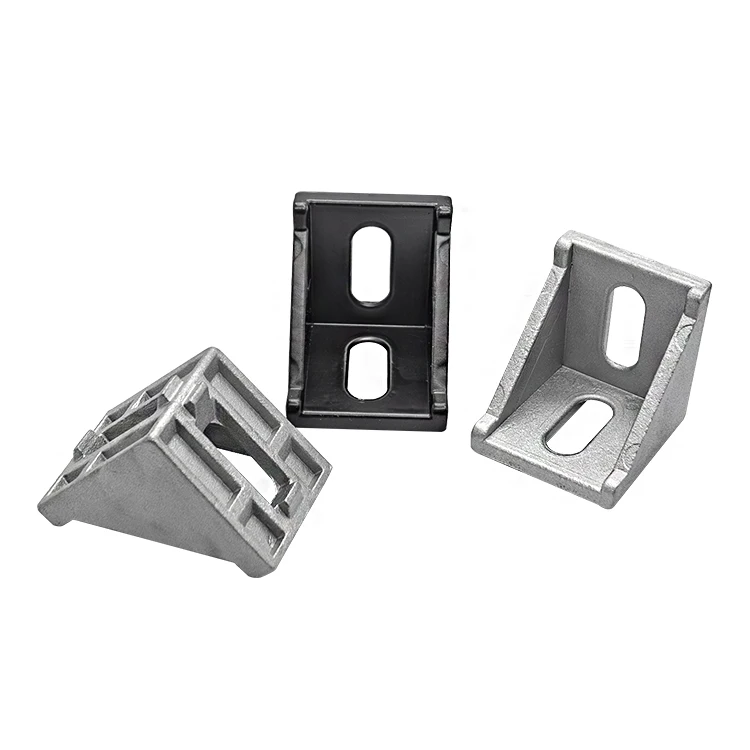 4040 Die Cast Aluminum Profile 4040 Corner Code Right Angle Connector Thickened Corner Seat 40 Series Connector factory