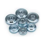 Nut Nuts High M2-M10 Factory Direct Sale High Precision Steel Galvanized Flat Head Hand Nut Knurled Nut