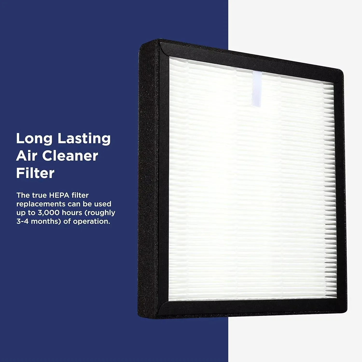 product customized air purifier filter hepa h13 pleated filter compatible with 1701 1702 model air purifier dust vocs pm25 removal-5