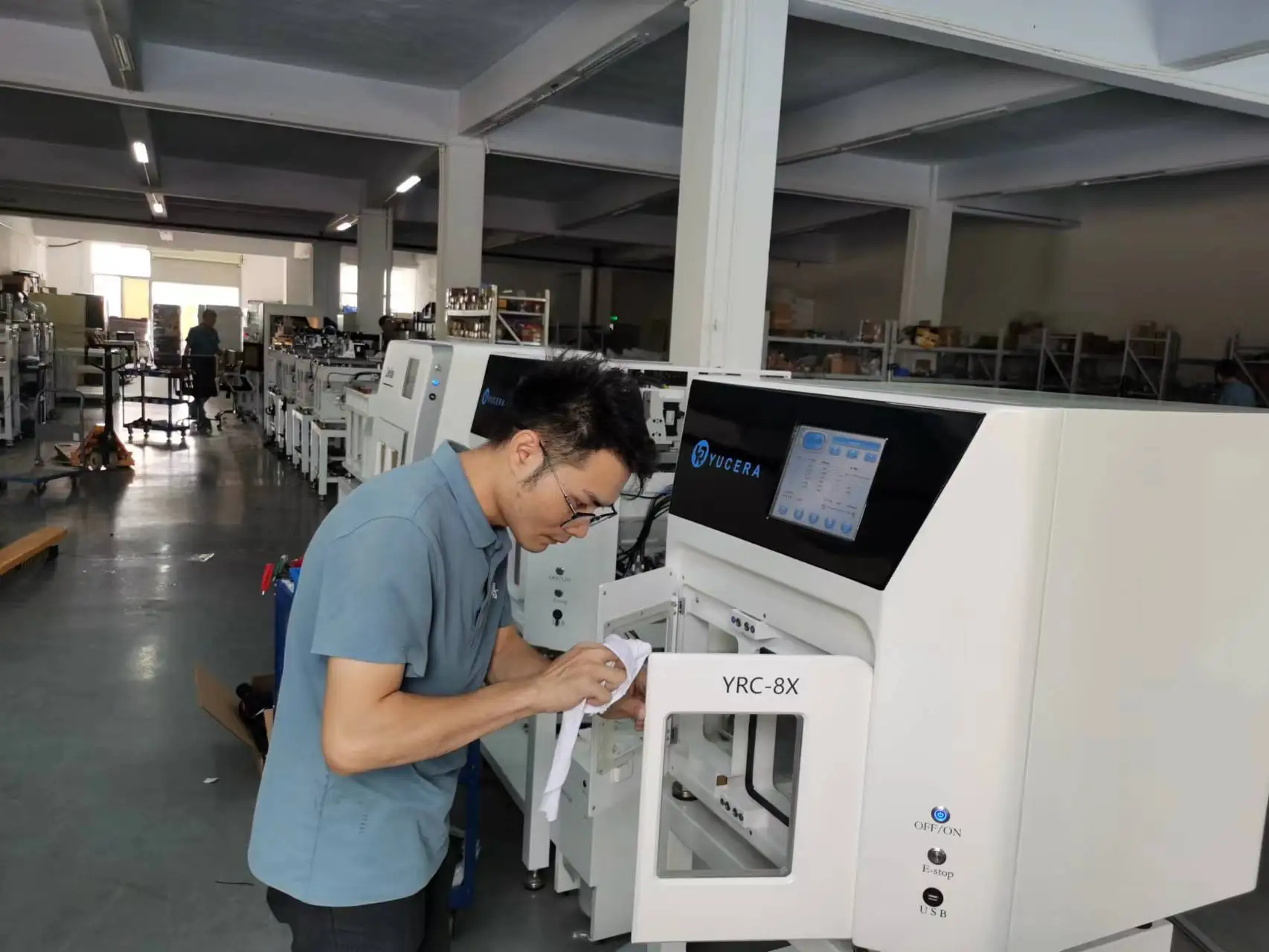 YUCERA YRC-8X Dental Milling Machine Auto Disc Change High Milling Speed Dental Lab Equipment CAD CAM Solution