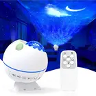Night Light Decoration Led Smart Sky Bright Night Light Ocean Wave Projector 3D Sensor Mood Light