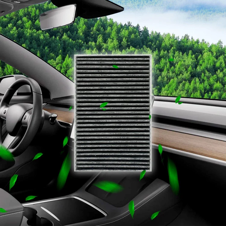 Cabin Air Filter Fits replace for 2016+ Tesla Model S with Activated Carbon Fit 1072736-00-B supplier
