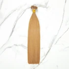 Hair Prebonded Hot Sale Virgin 100% Brazilian Plastic Stick Tip Hair Extension Keratin Prebonded Human Hair Extension