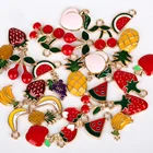 Charm Charms Custom Zinc Alloy Metal Pendants DIY Small Enamel Charm For Earing Bracelet Necklace Jewelry Marking